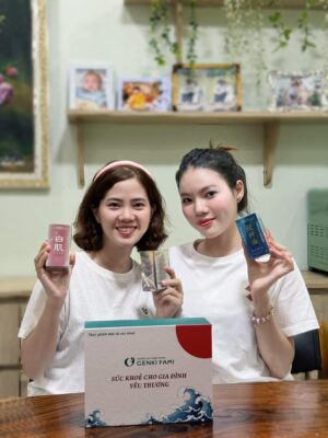 Chị Trịnh Kiều Anh yên tâm về bộ sản phẩm có trong Hộp quà Tết
