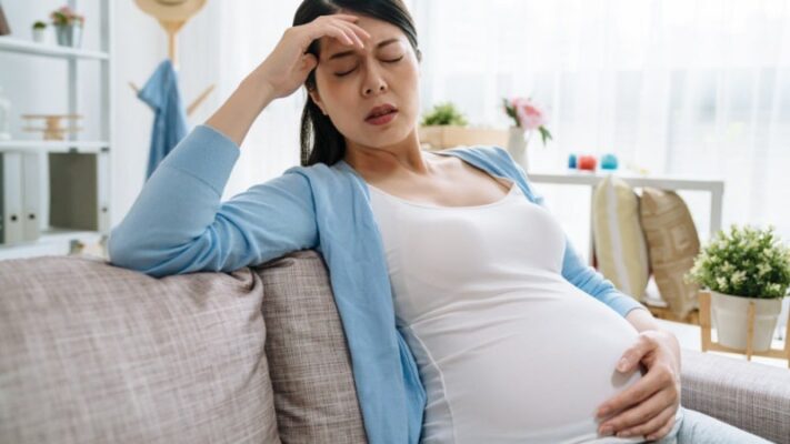 mẹ bầu bị stress