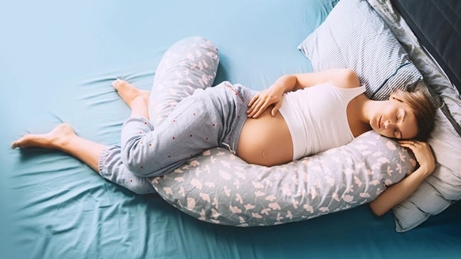mẹo giúp mẹ bầu ngủ ngon