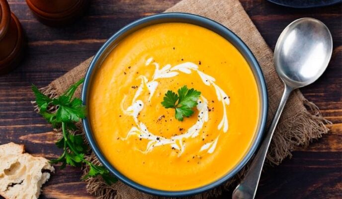 súp bí đỏ kem nấm