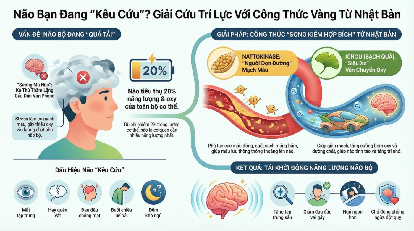 Natto Ichou giúp não khỏe