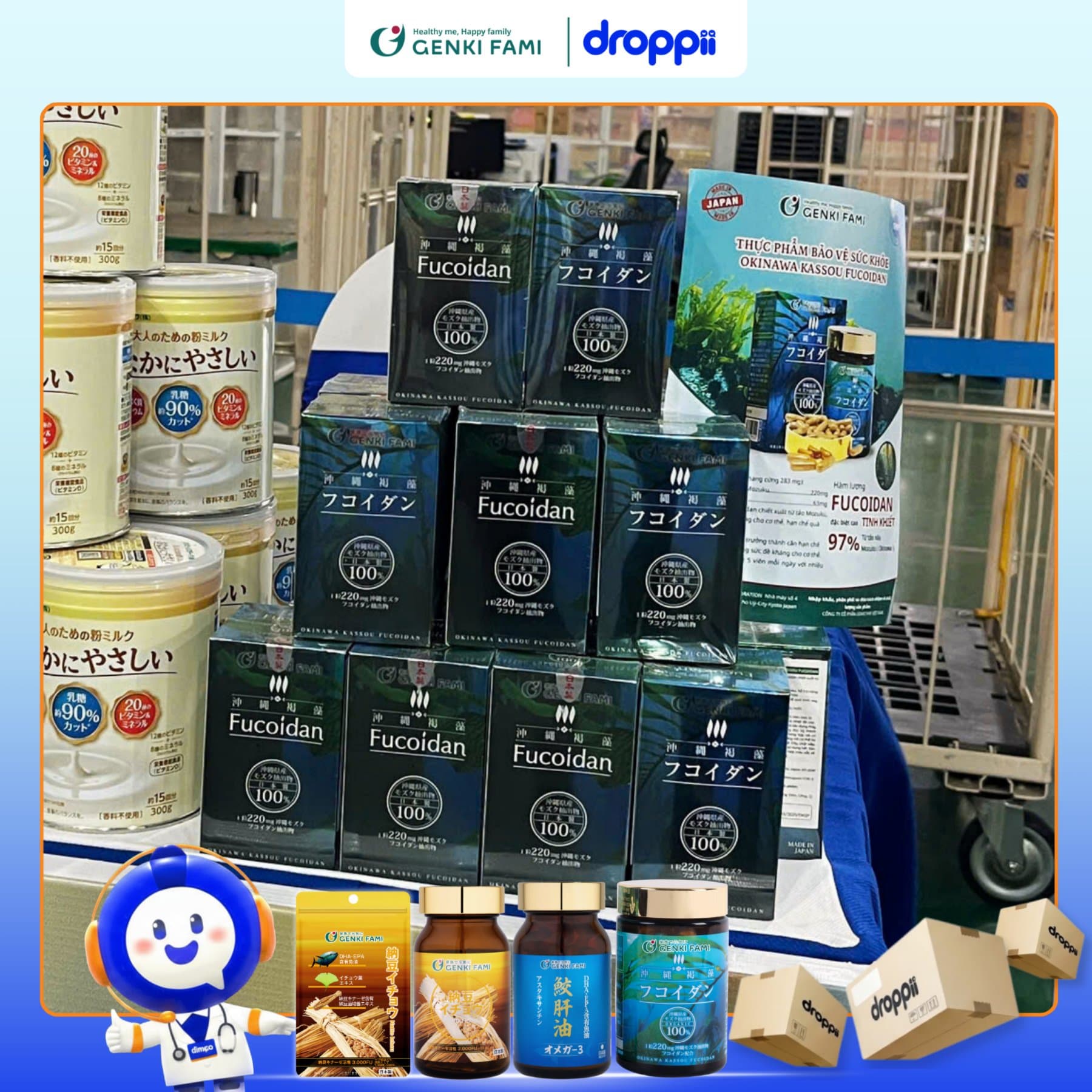 Genki fami lên kệ droppii