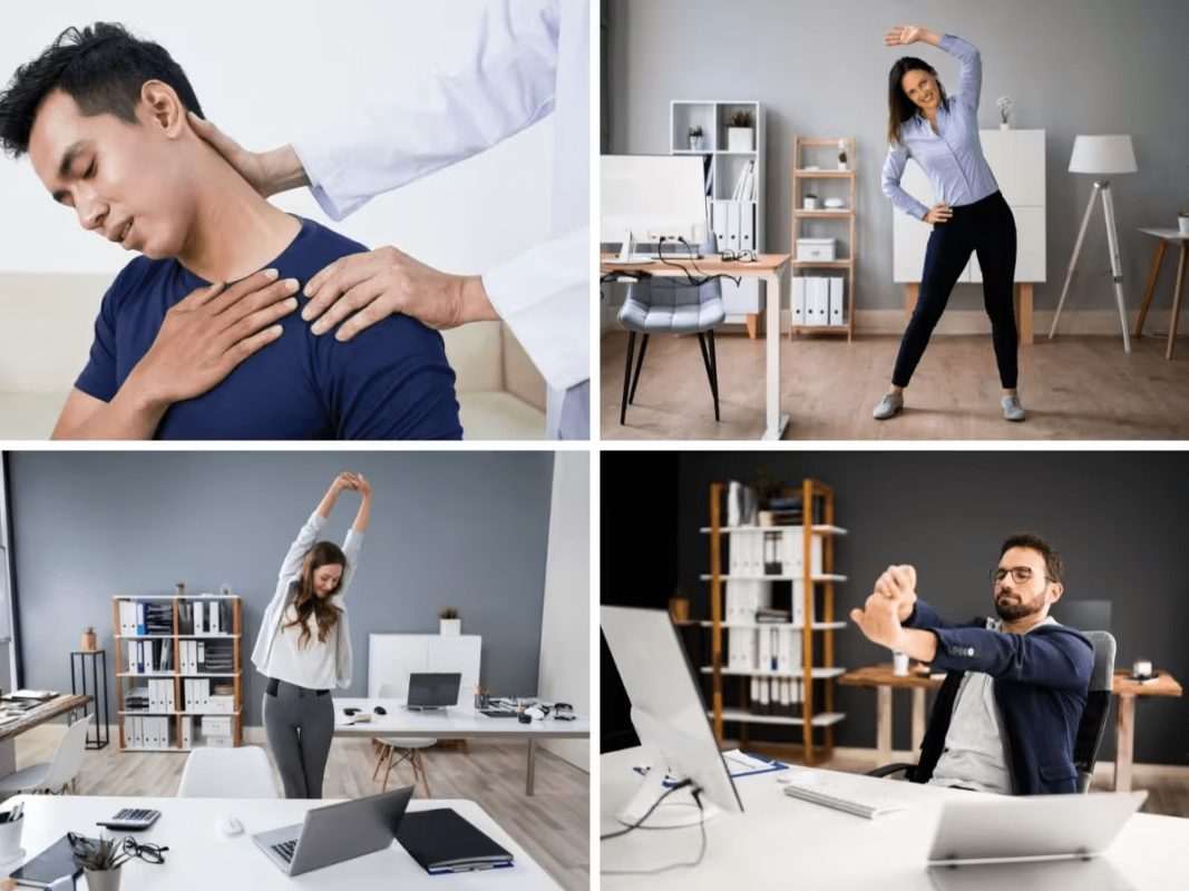 Bài tập vận động ngắn tại văn phòng