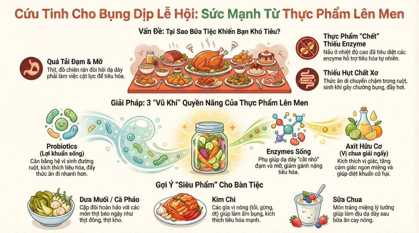 Ferment foods cho tiêu hóa