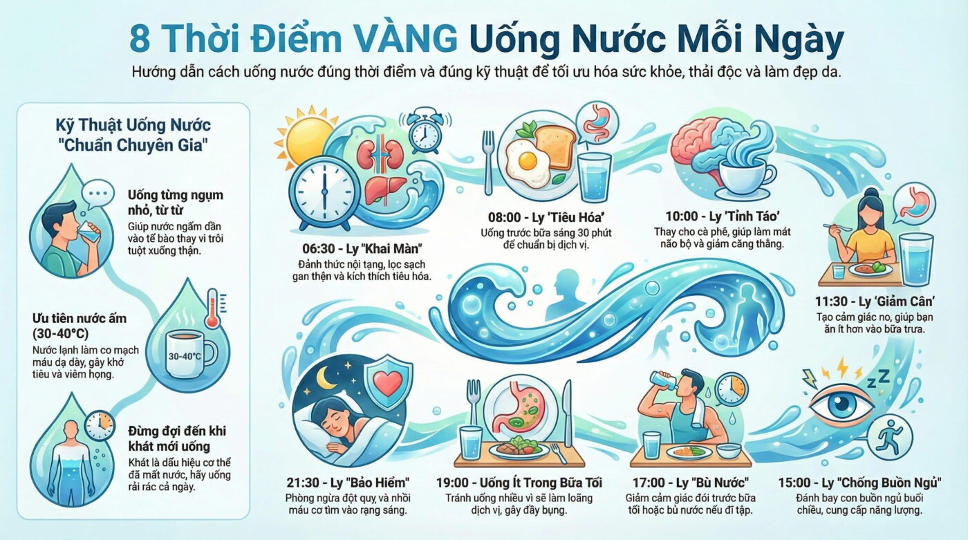 Uống nước đúng cách
