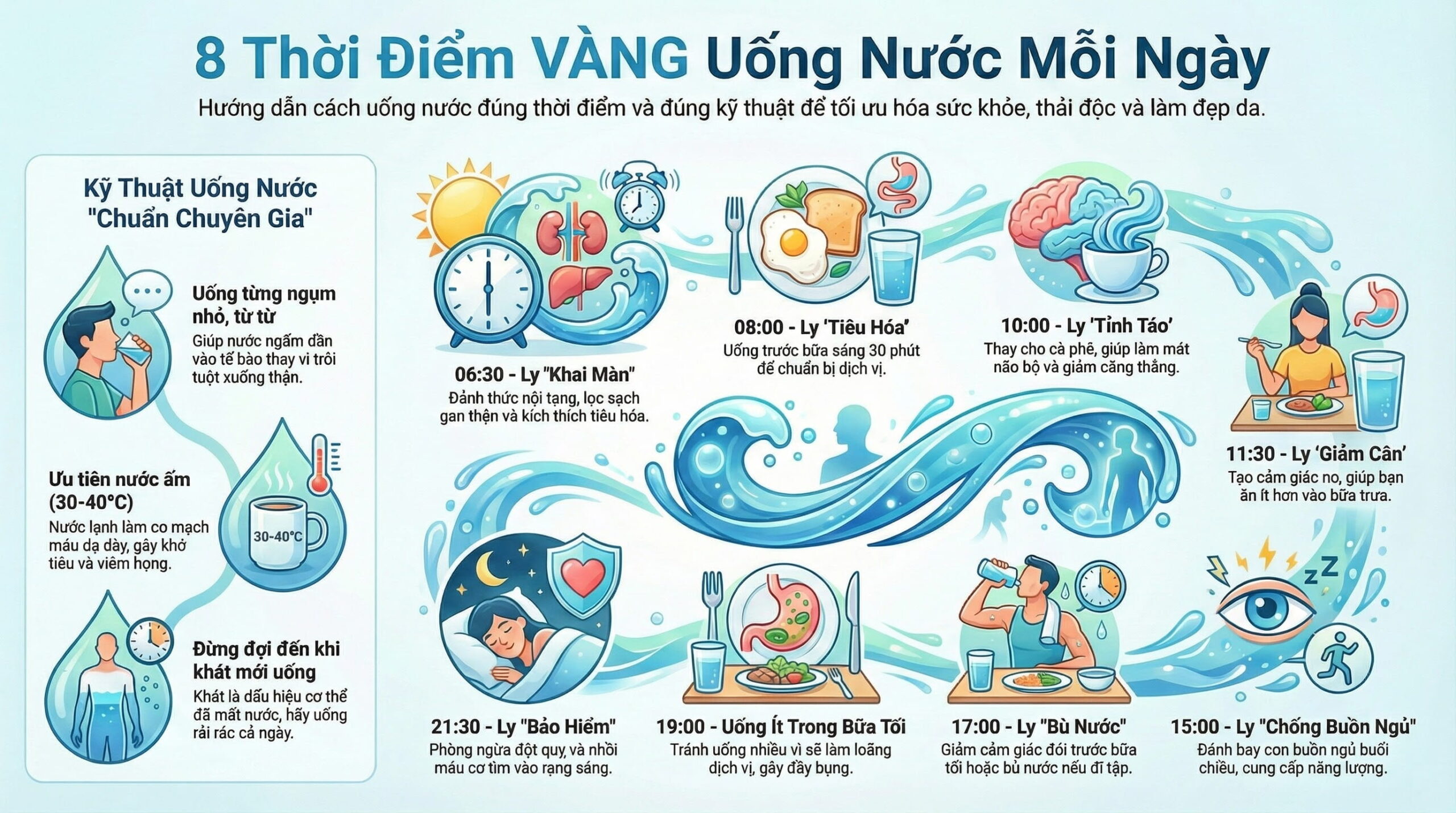Uống nước đúng cách