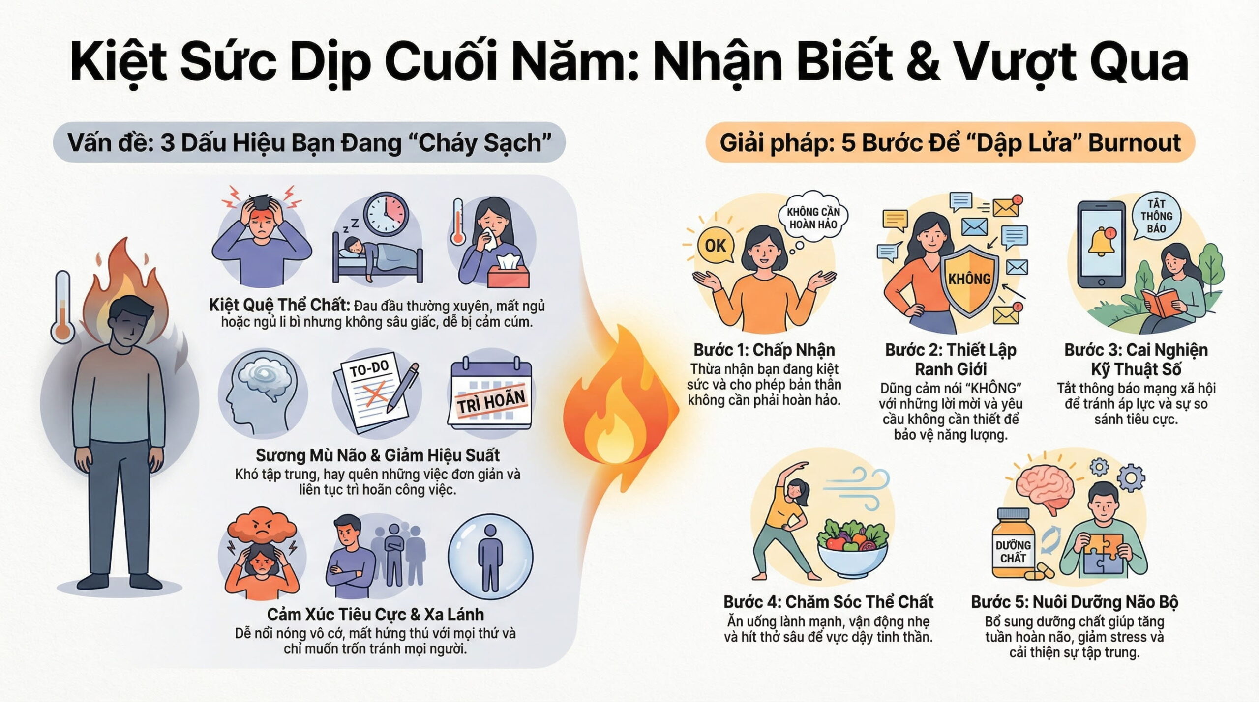 Burnout dịp cuối năm