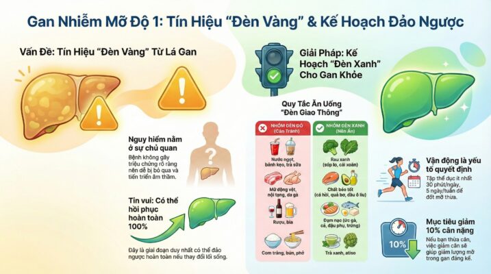 Gan nhiễm mỡ độ 1 có nguy hiểm không