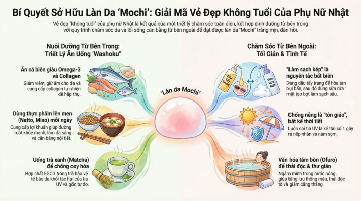 Tại sao người Nhật có làn da đẹp bất chấp tuổi tác?
