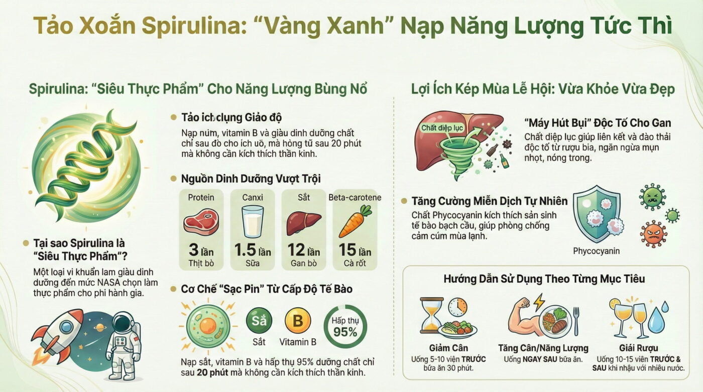 Tảo xoắn Spirulina