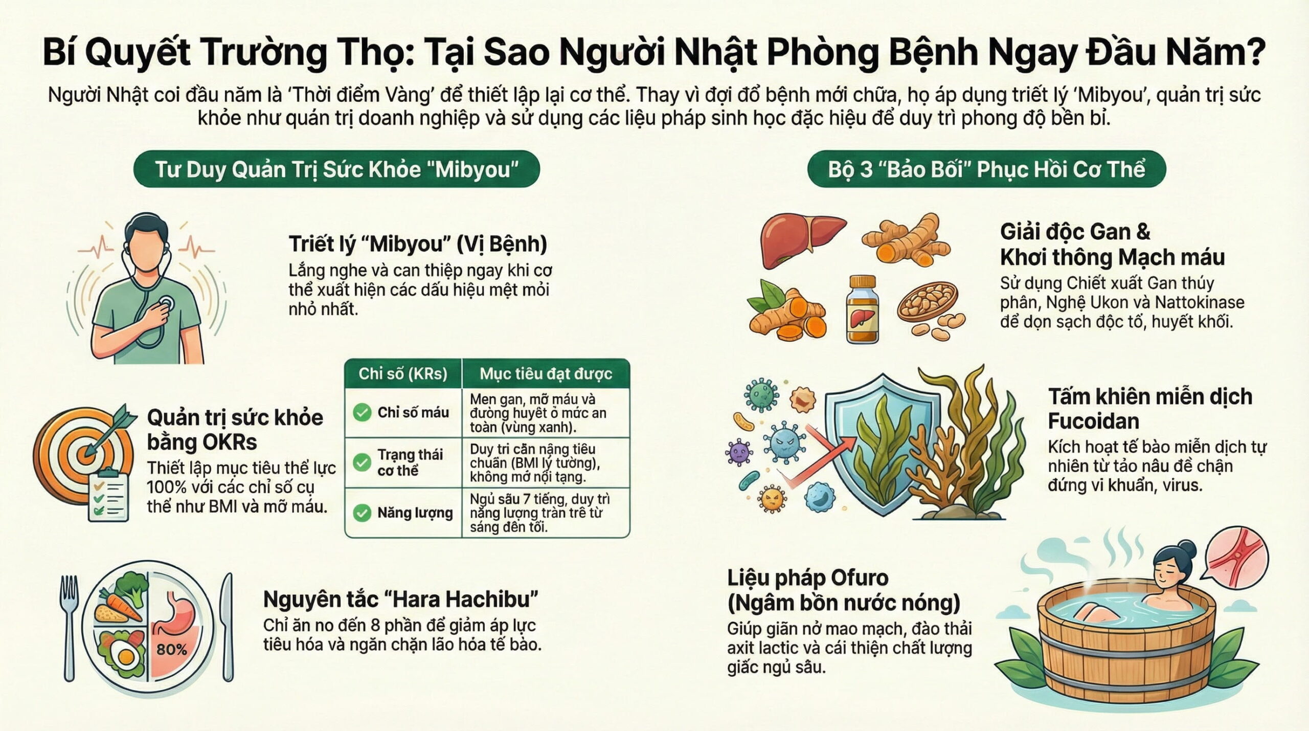 Vì sao người Nhật luôn chú trọng phòng bệnh ngay từ đầu năm?