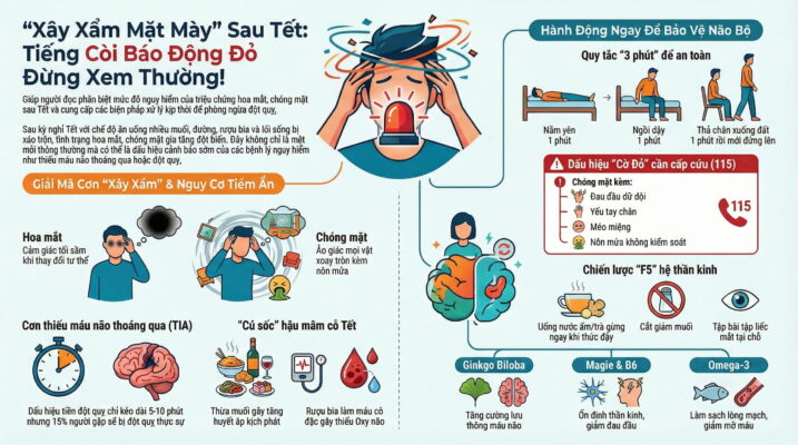 Vì sao chóng mặt, hoa mắt không nên xem nhẹ đầu năm?
