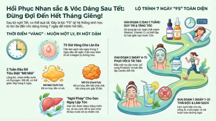 Sau Tết Bao Lâu Thì Nên Bắt Đầu Chăm Sóc Da & Cơ Thể?