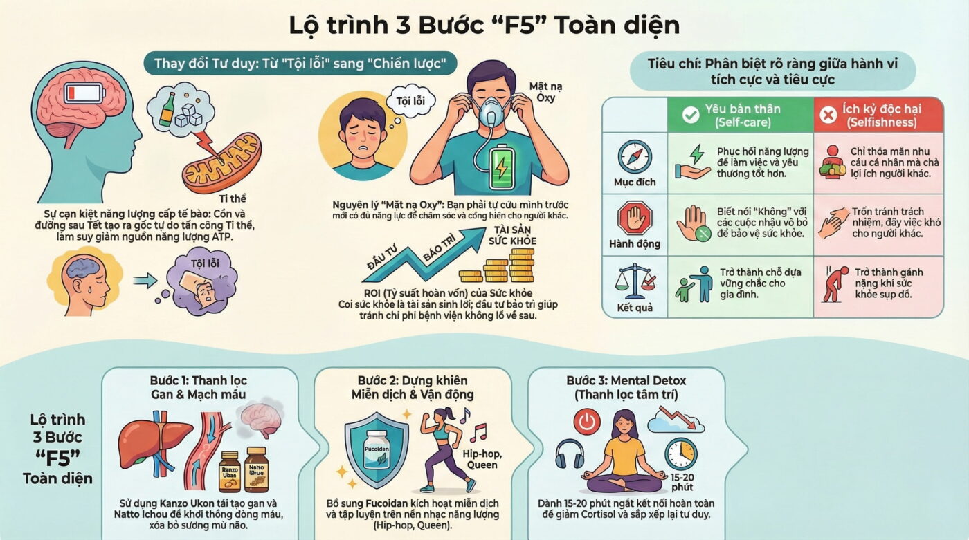 Đầu năm chăm sóc bản thân có phải là ích kỷ?
