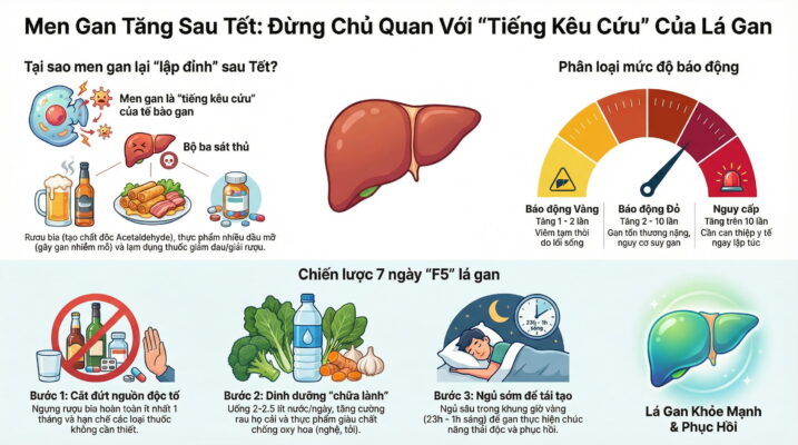 Men gan tăng sau Tết có đáng lo không