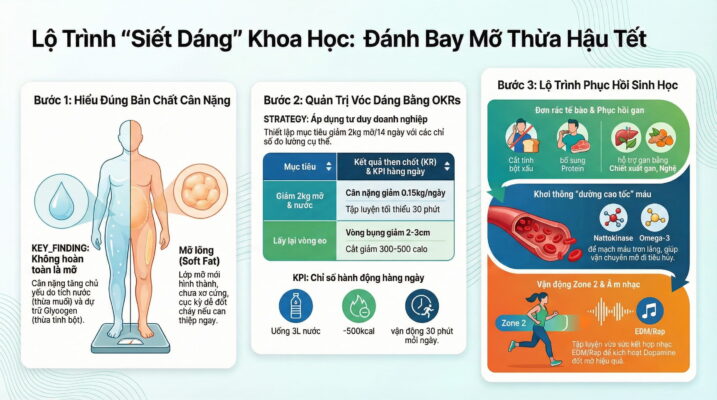 Sau Tết tăng thêm cân nặng, tăng mỡ: Cơ thể cần được điều chỉnh thế nào?