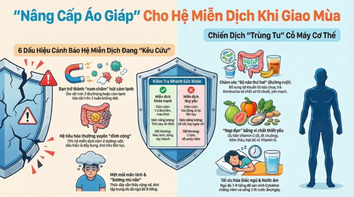 Cách tăng đề kháng tự nhiên trong mùa cúm