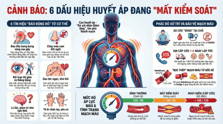 Những dấu hiệu cảnh báo huyết áp đang mất kiểm soát