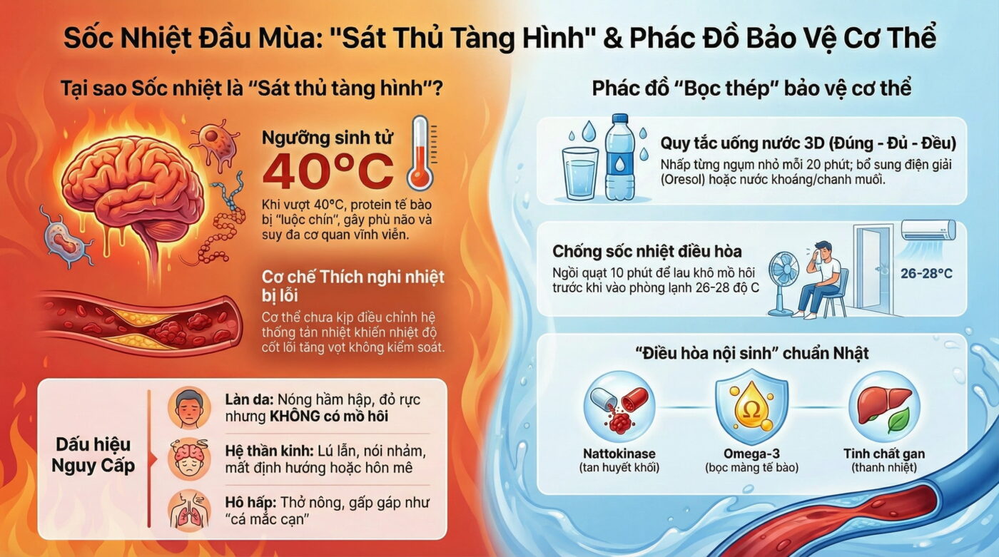 Sốc nhiệt nguy hiểm thế nào trong những ngày nắng đầu mùa?